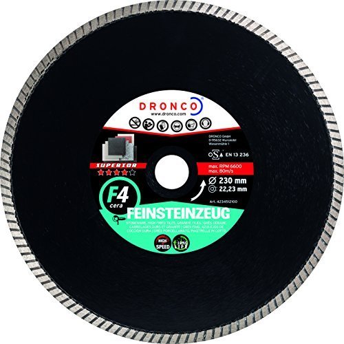 Diamanttrennscheibe 350 x 25,4 F4 cera , für Fliesen, Feinsteinzeug, Granit usw.