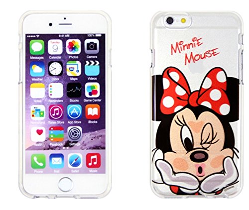 Phone Kandy arte de la acuarela Claro transparente Ultra Thin TPU de silicona caso de la cubierta suave del gel casos y fundas de iPhone 7 4 7 pulgadas Minnie Phone Kandy arte de la acuarela Claro transparente Ultra Thin TPU de silicona caso de la cubierta suave del gel casos y fundas de iPhone 7 4 7 pulgadas Minnie