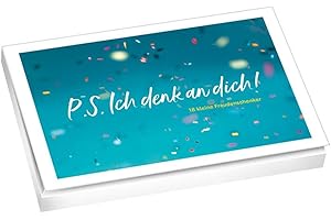 P.S. Ich denk an dich! - Postkartenset: 18 kleine Freudenschenker.