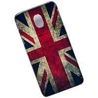 Samsung Galaxy J7 (2017), J730, Pro, Duos. Protective Slim Case. Tasche Cover. Union Jack. Flag of the United Kingdom. UK Flag.