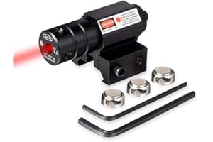 Hauska Mini Viseur Laser Rouge pour Pistolet Fusil Pistolet avec Monture Picatinny