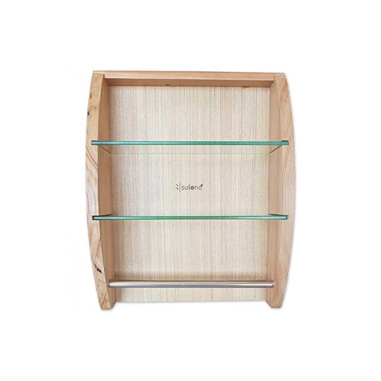 Vida Designs Corona Eckregal mit Türfach, Bücher, DVDs, Blue-Rays