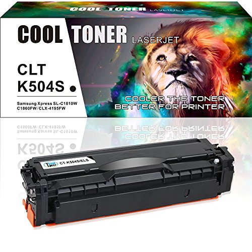 Cool Toner Kompatibel Patrone für Samsung CLT-K504S/ELS Toner für Samsung CLP-415N 415NW, 2.500 Seiten, schwarz