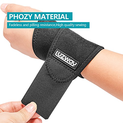 LUZWAY Handgelenkbandage Sehnenscheidenentzündung Verstellbare, Handgelenkstütze, Handgelenk Unterstützung,Einstellbare Handgelenkschoner Wrist Wraps für Alltag Fitness ,Sport, Boxen und Kraftsport ,Handbandage Beide Hände Gültig - 3