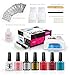 CCO UV Nail Gel Polish Varnish Full Complete OFFICIAL Professional Kit Set +Gift Box + 4 Color Gel Best Xmas Present (Colour Set 2)