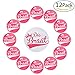 Produktbild Lelengder JGA Buttons [ 12 Set ] 1 x Die Braut 75mm + 11 x Team Braut 55mm für Junggesellinnenabschied Accessoires und Hochzeitsfeier
