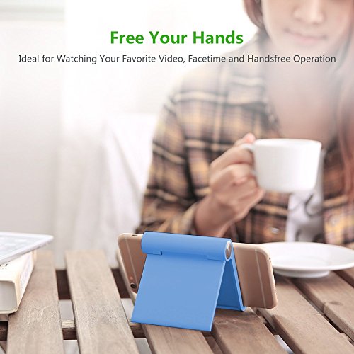 Tablet Ständer UGREEN Tablet Halterung Handy Holder Tisch Halterung für Max 10 Zoll Tablets, E-Reader und Smartphones; iPads, Google Nexus 7/10/4, Samsung Galaxy Tab P5100/ P3100/ N8000 Blau - 4