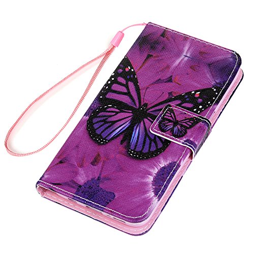 Lanveni S8 H  lle  Handyh  lle f  r Flip Case Cover PU Lederh  lle Schutzh  lle Magnetverschluss Ledertasche mit Stander Function Brieftasche Card Slo