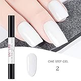 Amplia aplicación - Diferente de la pluma de esmalte de uñas de otros, adecuada para uñas naturales, uñas de gel UV, uñas falsas, uñas de acrílico, puntas de uñas, etc.