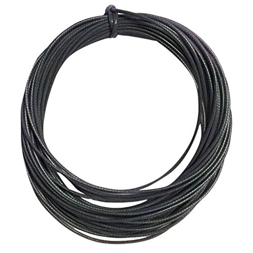 Generic 2mm Gewachste Nylonschnur Schmuckherstellung String 10m - Tiefgrau, one size