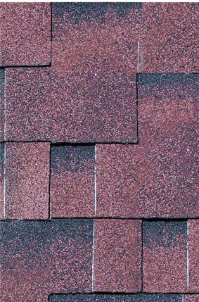 Preisvergleich Produktbild Karibu Dachschindeln Asymetrisch rot geflammt