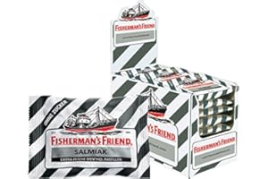 Fisherman's Friend salmiak sans sucre (Sachet de 12 x 25 g)
