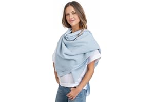 Scandi Linen Musselin Tuch Damen, Musselintuch, Schal, Halstuch