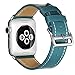Produktbild Gytech Armbanduhr Band, Echtes Leder Strap für Apple iWatch Ersatz für Damen und Herren Unisex-Erwachsene, Grün, 42mm
