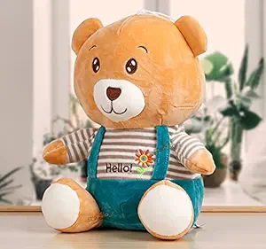 zest 4 toyz Super Soft Stuffed Animal Teddy Bear Plush N Cute Toys Cuddly Plush Soft Toys for Babies & Kids ( 35 cm - Pack of 1 ) Multicolor