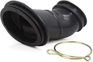 UXCELL sourcingmap Motorcycle Spare Parts Black Rubber Air Filter Connector Adapter