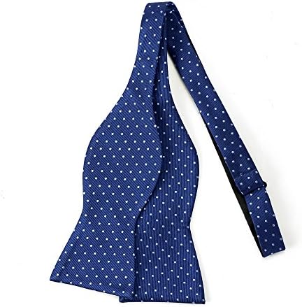 VON FLOERKE Men's Classic Polka Dot Bow Tie One size -  blue - One size