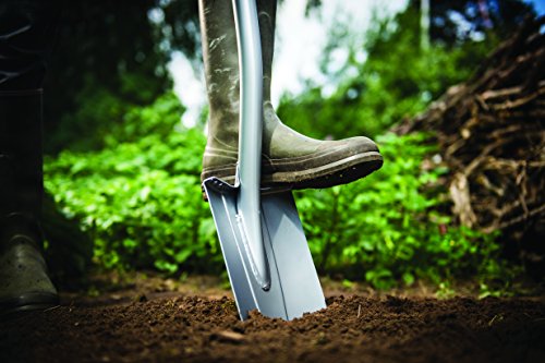 Fiskars Gärtnerspaten für harte, steinige Böden, Spitz, Länge 120 cm, Qualitätsstahl-Blatt/Glasfaserverstärkter Kunststoff-Stiel, Schwarz/Orange, Xact, L, 1003683 - 8