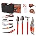Produktbild 12-teiliger Garten Werkzeug Set, Dazone Gartengeräte Handwerkzeug im Tragekoffer, Gartenwerkzeuge Kombi Set für Gartenfreund u. Profigärtner, tolle Geschenkset