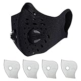 【ULTIMATE PROTECTION】MAYISUMAI dust mask suitable for all kinds of outdoor activities where dust may be present. Such as: urban cycling, mountain biking, horseback riding, skiing, jogging, hiking, climbing, motorcycling，mowing, sawmilling, and other outdoor activities. Also applies to: exhaust, viral influenza, industrial emissions, dust allergies, pollen, ash, fog, haze, vehicle exhaust and cigarette smoke among other pollutants.