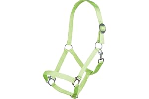 HKM 544152 - Cavezza Stars Economy Softice S-Pony, Shetty, Colore: Verde Fluo