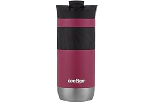 Contigo Byron 2.0 Kubek termiczny, ze stali nierdzewnej z zamknięciem Snapseal, kubek do kawy na wynos, w 100% wodoodporny, pokrywka nadaje się do mycia w zmywarce, nie zawiera BPA, utrzymuje ciepło