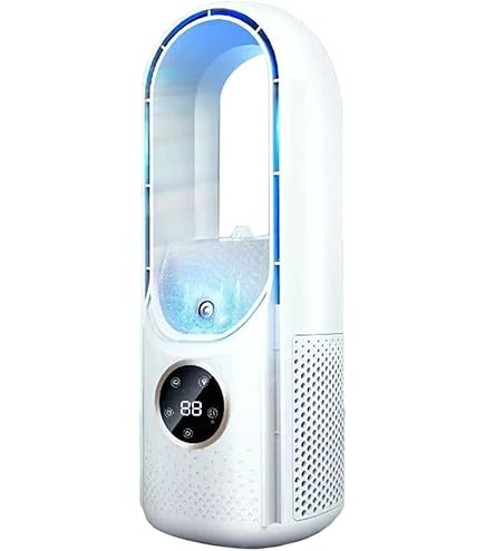 Mini Condizionatore Portatile 4in1 - Ventilatore, Umidificatore, Luce Notturna Con Serbatoio 600ml - Foto 7