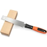 Adiwo Double Edge Saw, Japanese Saw, Edge 7/9TPI with Non-Slip Handle, Carbon Steel Blade, Fast Cutting Clean for Woodworking