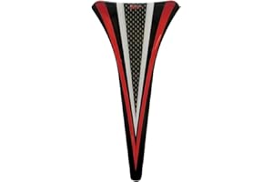BIKE-LABEL 550002 VA Cockpit Front Rear Pad 3D Carbon Stripes Red Fit For Honda CBF 1000