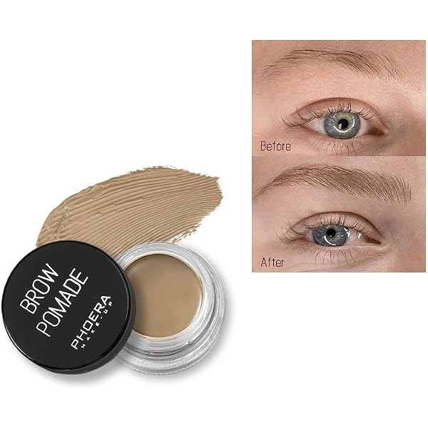 W7 Brow Pomade Box In Soft Brown – Wasserfeste Brauencreme Mit Bürste Für Definierte Brauen