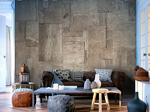 PURO TAPETE | Realistische Tapete ohne Rapport und Versatz | Kein sich wiederholendes Muster | 10m VLIES Tapetenrolle | Holz f-A-0375-j-a - 3