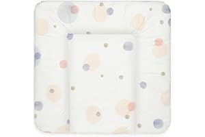 Bonky® Matelas à Langer Bebe souple 72x75 cm - Matelas à langer epais lavable - pour garçons et filles - Certifié Öko-Tex - Imperméable - Mono 5A - 75x72 cm