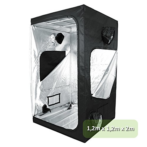 Komplettset Growbox 120x120x200cm mit 600W Hortigear plug&play Wuchs und Blüte Bausatz und Klimaset 300m³ - 3