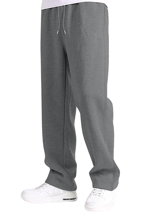 Pantalon Jogging Homme Baggy Taille élastique Avec Poches
