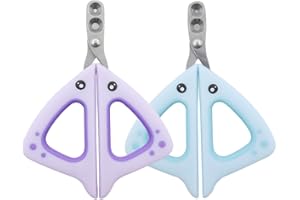 CPJJ 2pcs Tagliaunghie Gatto,con 2mm&4mm Foro Conico,taglia unghie per gatti domestici
