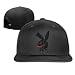 Produktbild Hittings Donnie Darko Playboy Men's Style Plain Adjustable Snapback Hats Black