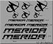 Produktbild Ecoshirt 9N-YQLD-W5IT Aufkleber Merida R63 Vinyl Adesivi Decal Aufkleber-Set públicŸ MTB Stickers Bike, schwarz