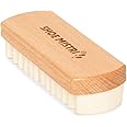 Shoe mistri Rubber Crepe Soft Shoe Brush - Suitable For Leather Cleaning Suede & Nubuck Boots, Bags And Belts (Handcrafted Suede Brush For Shoes, Multicolour)