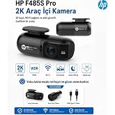 HP F485s Pro 2K Ara&ccedil; İ&ccedil;i Wi-Fi Kamera, Siyah