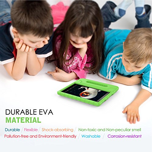 MoKo Hülle für Fire HD 8 2016 – Superleicht EVA Kids Shock Proof Cover Stoßfest Kindgerechte Schutzhülle für Fire HD 8 Tablet (6. Generation – 2016), Grün - 6
