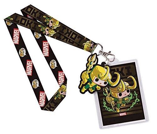 Preisvergleich Produktbild Marvel Comics - Schlüsselband Keychain - Mit Anhänger - Loki