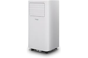 IRRADIO belair VIGO 7, Condizionatore Portatile 7000 BTU con Pompa di Calore e Deumidificatore, Gas r290, Funzioni Avanzate, Telecomando LCD Wireless, Timer, Rotelle, Rumorosità 63 dB, 220-240 V AC