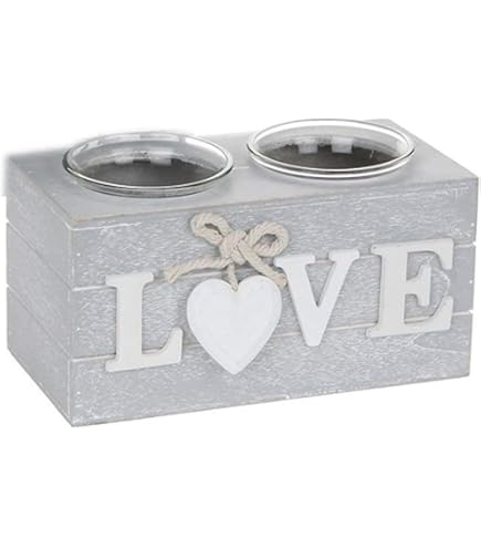 Commode Forli, Armoire à Tiroirs, 4 Tiroirs Avec Cœurs 70x29x25cm, Look