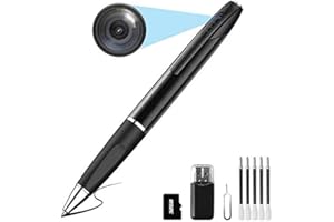 SANPROV Spy Cameras Pen 1080P Hidden Camera Mini Portable Pocket Cam Covert Camera with 32G SD Card Secret with Video Recording Photo Taking for Home Business Indoor