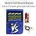 Produktbild JunYe 2019 Retro Mini-Handheld-Spielkonsole 8-Bit-3,0-Zoll-tragbarer Handheld-Spiel-Spieler Eingebaute 500 Spiele Videospielkonsole - Blau