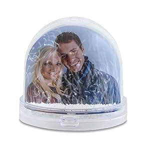 Amazon.de: Schneekugel mit eigenem Foto, 9x8cm Individuelle