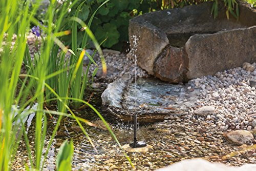Solar Teichpumpe 2 Watt Solarmodul 175 l/h Förderleistung 70 cm Förderhöhe Komplettset Gartenteich, 101010 - 3