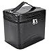 Coofit Beauty Box Crocodile Pattern Leather Makeup Case for Women Large