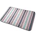 Produktbild OOworld FNB4 - Fizz-n-Bubble Stripes In Pink - Blue - Lengthwise - Large Entrance Mat Indoor/Outdoor/Front Door/Bathroom Mats 24(L) x 16(W) inch,40 cm x 60 cm