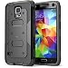Produktbild i-Blason Armorbox Samsung Galaxy S5 Rundum Handyhülle, eingebautem Displayschutz, Schwarz